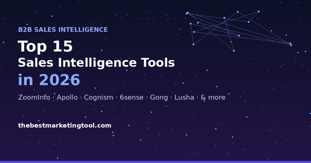 Top 15 B2B Sales Intelligence Tools in 2026