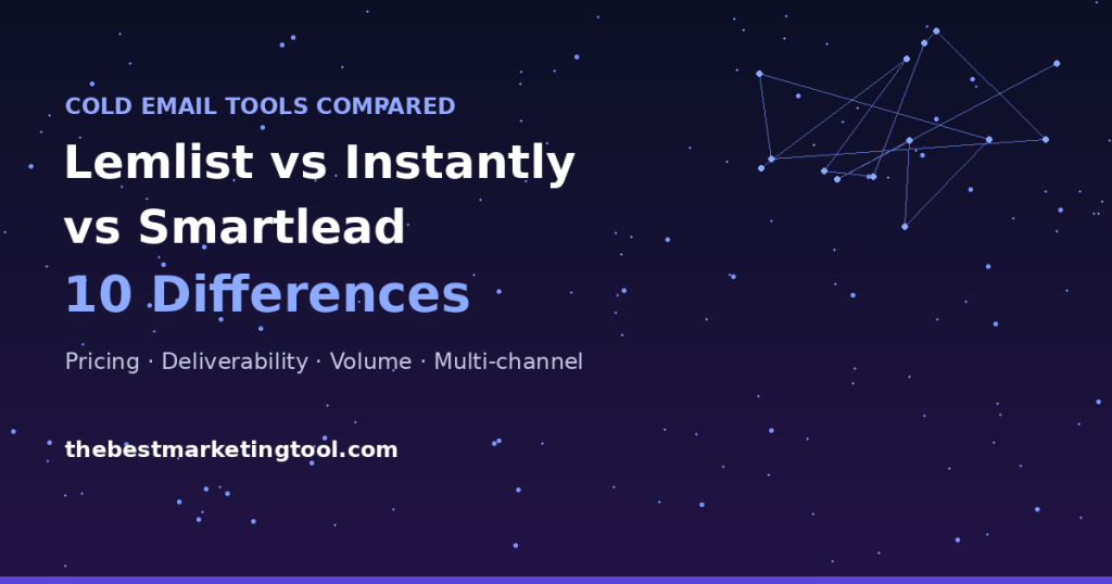 Lemlist vs Instantly vs Smartlead: 10 Differences That Matter