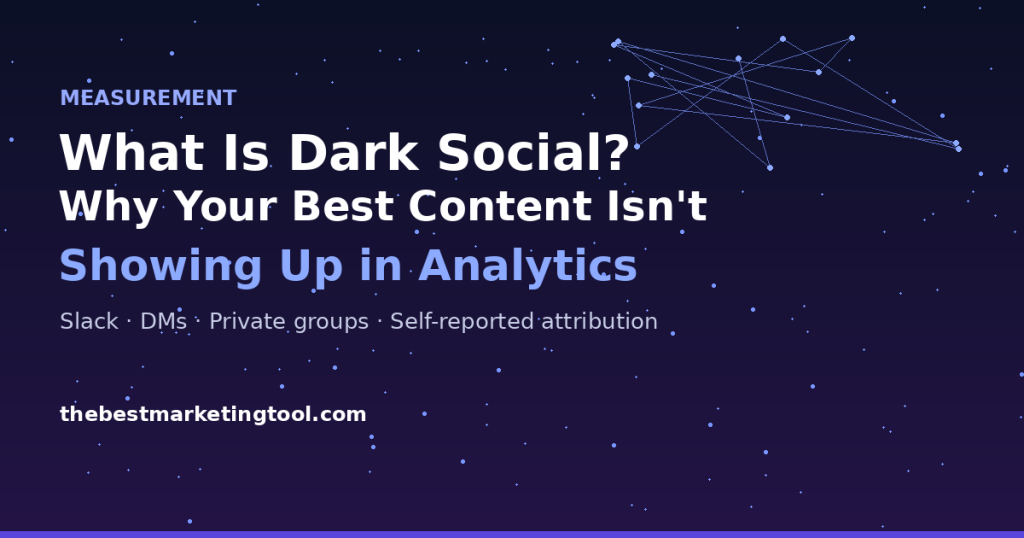 What Is Dark Social, and Why Your Best Content Isn’t Showing Up in Analytics