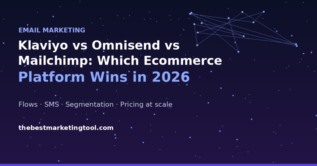 Klaviyo vs Omnisend vs Mailchimp: Which Ecommerce Email Platform Wins in 2026