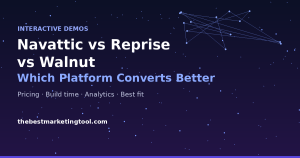 Navattic vs Reprise vs Walnut: Which Interactive Demo Platform Converts Better