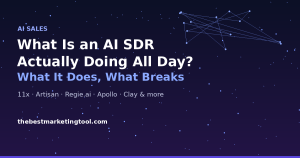 What Is an AI SDR Actually Doing All Day? We Audited One for a Week